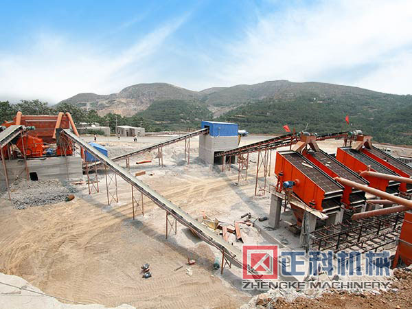 石料生產線現場