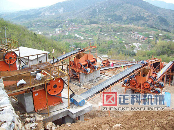 砂石生產線反擊破