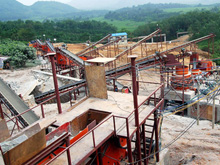 河南洛陽破碎生產線現場